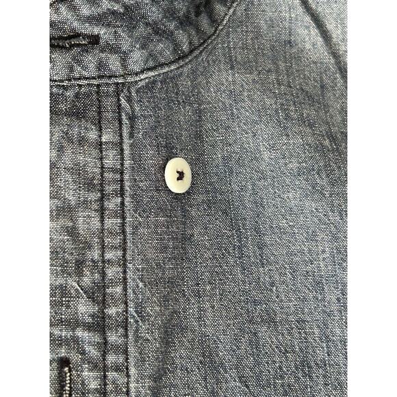 Kate Spade Saturday Denim Chambray Women’s Button Down Jean Shirt sz 2 Blue - Picture 3 of 7